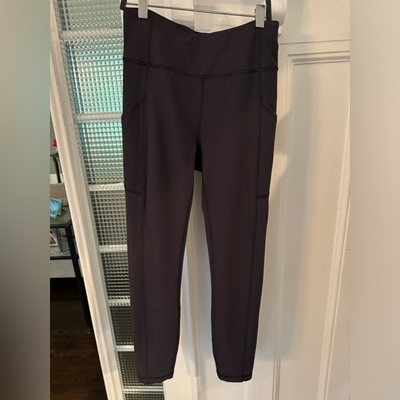 lululemon athletica Pants - Lululemon wonder under black full length high waist leggings sz 6